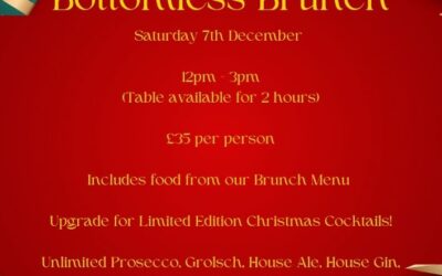 Join us for our Christmas Bottomless Brunch