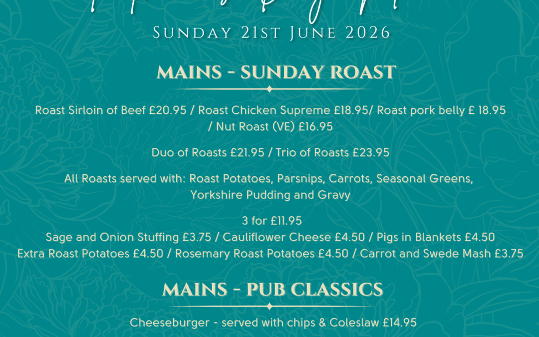 Celebrate Father’s Day with us this year