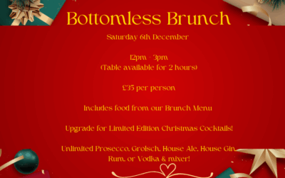 Join us for our Christmas Bottomless Brunch