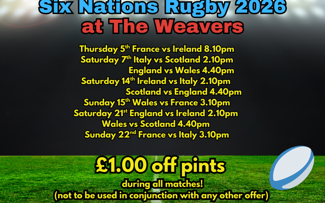Enjoy £1 off a pint during the Rugby Six Nations